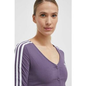 adidas Originals longsleeve femei, culoarea violet imagine
