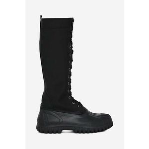 Rains cizme x Diemme Anatra Alto High Boot femei, culoarea negru, cu toc plat 2058.BLACK-BLACK imagine