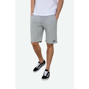 Alpha Industries pantaloni scurți Basic bărbați, culoarea gri 116363.17-grey imagine