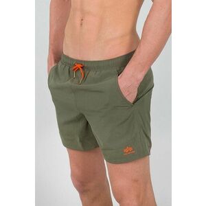 Alpha Industries pantaloni scurți de baie bărbați, culoarea verde, uni 196930.142-green imagine