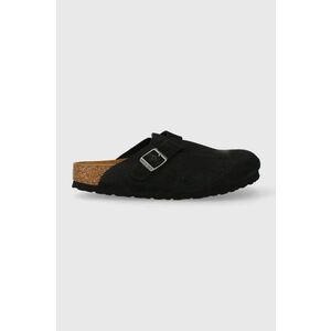 Birkenstock papuci din piele femei, culoarea negru 1026172 imagine