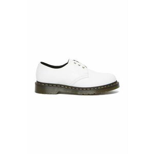 Dr. Martens pantofi DM27214113 Vegan 1461 femei, culoarea alb, cu toc plat imagine