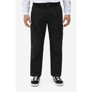 Dickies pantaloni de bumbac culoarea negru, cu fit cargo DK0A4XDUBLK-BLACK imagine