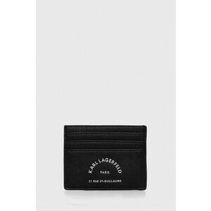 Karl Lagerfeld carcasa cardului culoarea negru imagine