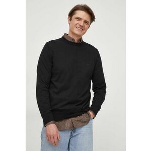 BOSS pulover de bumbac culoarea negru, light 50506023 imagine