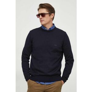 BOSS pulover de bumbac culoarea bleumarin, light 50506023 imagine