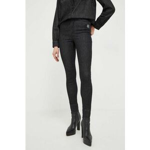 Karl Lagerfeld jeansi femei, culoarea negru imagine
