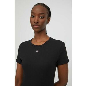 Tommy Jeans tricou femei, culoarea negru DW0DW17383 imagine