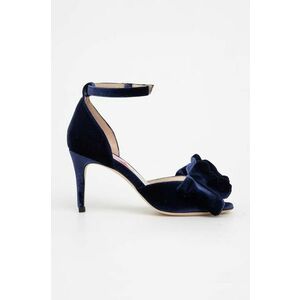 Custommade sandale Marita Velvet culoarea albastru marin, 998620031 imagine