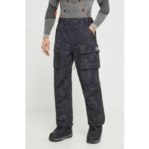 Colourwear pantaloni Mountain Cargo culoarea negru imagine