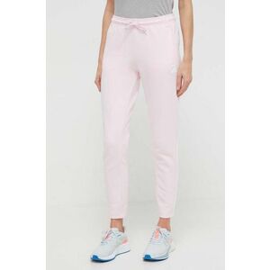 adidas pantaloni de trening culoarea roz, cu imprimeu IS3676 imagine