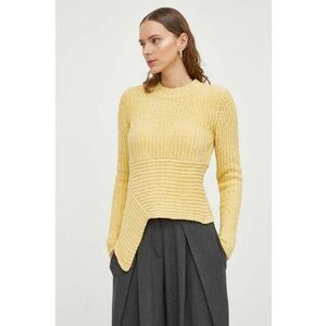 Lovechild pulover femei, culoarea galben, călduros 8794160 imagine