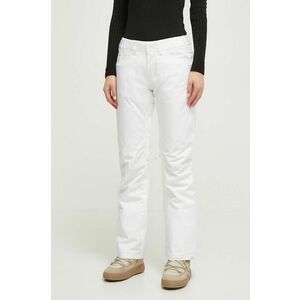 Roxy pantaloni Backyard culoarea alb imagine
