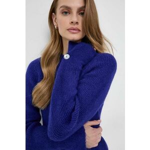 Morgan pulover din amestec de lana femei, culoarea violet imagine