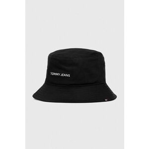 Tommy Jeans pălărie din bumbac culoarea negru, bumbac AW0AW15844 imagine