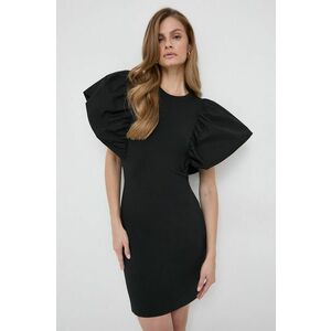 Karl Lagerfeld rochie culoarea negru, mini, mulata imagine