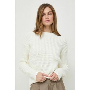 Morgan pulover femei, culoarea bej, călduros imagine