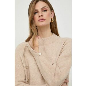 Morgan pulover din amestec de lana femei, culoarea bej, călduros imagine