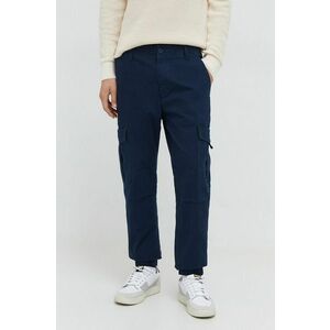 Tommy Jeans pantaloni bărbați, culoarea bleumarin DM0DM18342 imagine