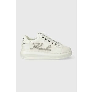 Karl Lagerfeld sneakers din piele KAPRI culoarea alb, KL62510G imagine