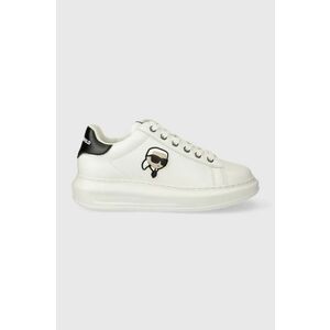 Karl Lagerfeld sneakers din piele KAPRI culoarea alb, KL62530N imagine