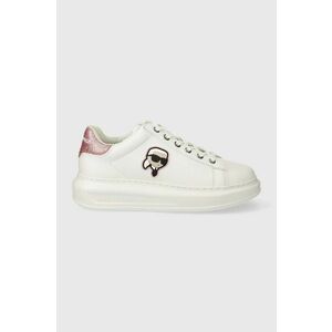 Karl Lagerfeld sneakers din piele KAPRI culoarea alb, KL62530N imagine