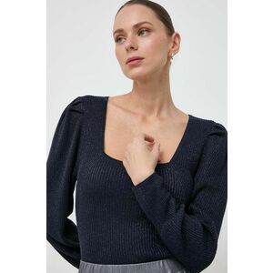 Morgan pulover femei, culoarea albastru marin, light imagine