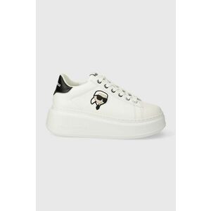 Karl Lagerfeld sneakers din piele ANAKAPRI culoarea alb, KL63530N imagine