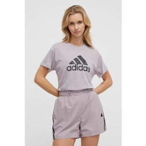 adidas tricou femei, culoarea violet IS3622 imagine