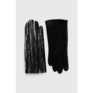 Answear Lab Mănuși femei, culoarea negru imagine