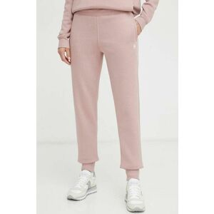 G-Star Raw pantaloni de trening culoarea roz, neted imagine