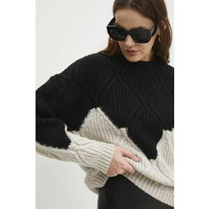 Answear Lab pulover de lana culoarea gri, călduros imagine