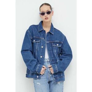 Karl Lagerfeld Jeans geaca jeans femei, de tranzitie, oversize imagine