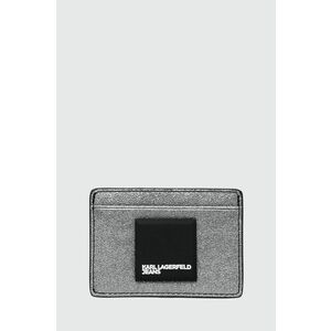 Karl Lagerfeld Jeans carcasa cardului culoarea argintiu imagine
