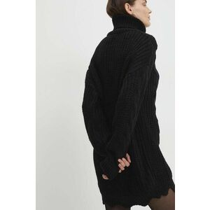 Answear Lab rochie culoarea negru, mini, oversize imagine