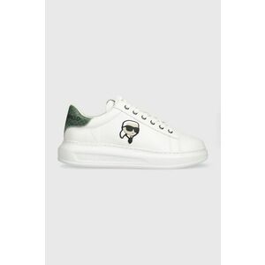 Karl Lagerfeld sneakers din piele KAPRI MENS culoarea alb, KL52533N imagine