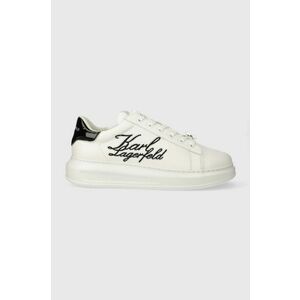 Karl Lagerfeld sneakers din piele KAPRI MENS culoarea alb, KL52510S imagine