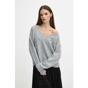 Medicine pulover femei, culoarea gri imagine