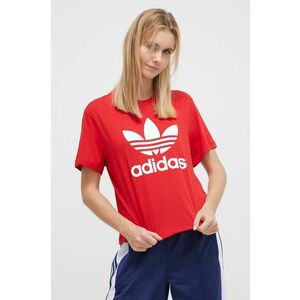 adidas Originals tricou femei, culoarea roșu IM6930 imagine