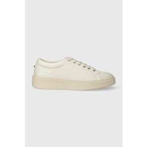 Karl Lagerfeld sneakers din piele FLINT culoarea alb, KL53320A imagine