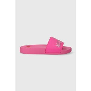 Love Moschino papuci femei, culoarea roz JA28122G1II13604 imagine