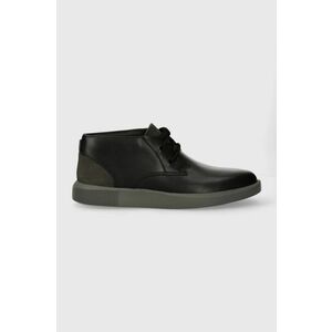 Camper pantofi de piele Bill barbati, culoarea negru, K300235.032 imagine