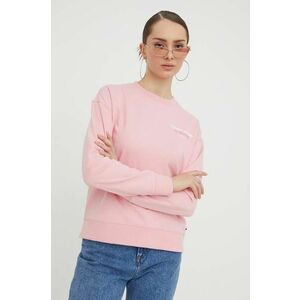 Tommy Jeans bluză femei, culoarea roz, cu imprimeu DW0DW17336 imagine
