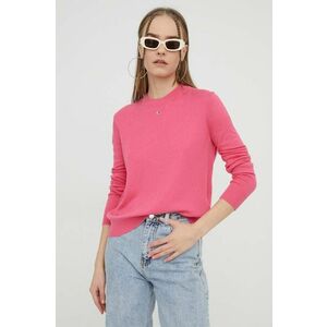 Tommy Jeans pulover femei, culoarea roz, light DW0DW17254 imagine