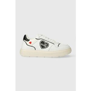 Love Moschino sneakers din piele culoarea alb JA15204G1IJC110A imagine