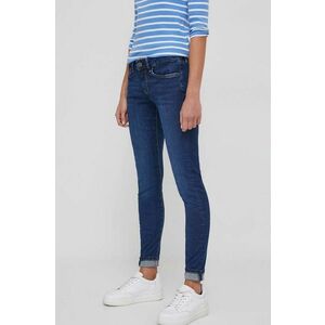 Pepe Jeans jeansi femei, culoarea albastru marin imagine