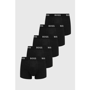 BOSS boxeri de bumbac 5-pack culoarea negru imagine