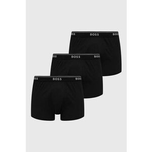 BOSS boxeri de bumbac 3-pack culoarea negru imagine