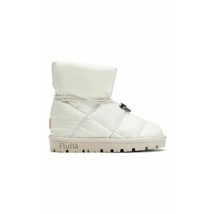 Flufie cizme de iarna Shiny culoarea alb imagine