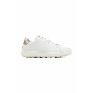 Geox sneakers din piele D SPHERICA ECUB-1 culoarea alb, D45WEA 09BNF C1327 imagine